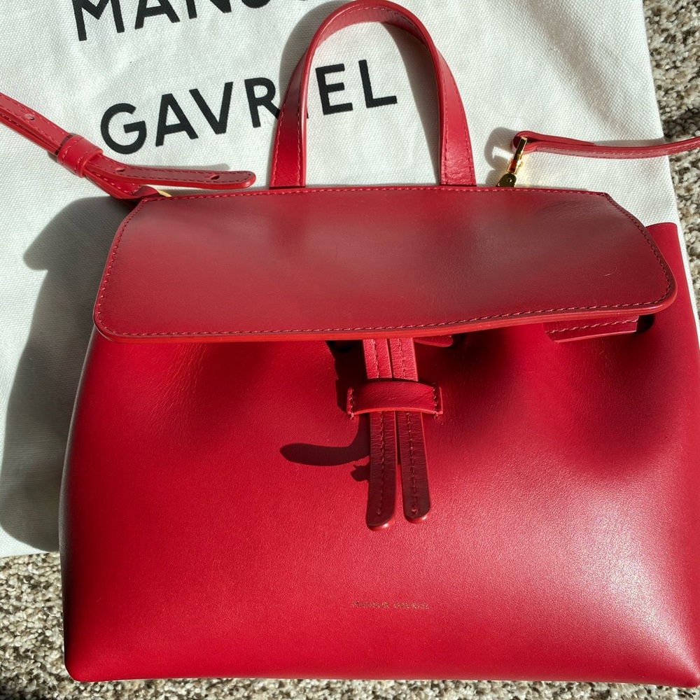 *Authenticated* Mansur Gavriel Lady Bag shoulder crossbody red